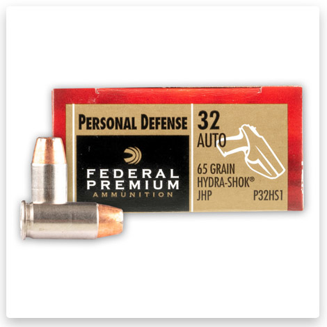 32 ACP - 65 Grain Hydra-Shok JHP - Federal