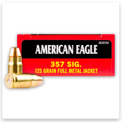 357 Sig - 125 Grain FMJ - Federal American Eagle