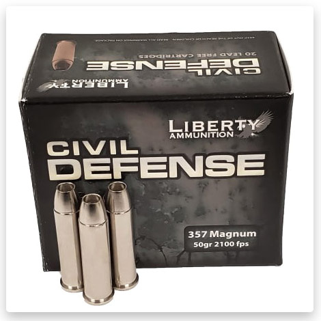 357 Magnum - 50 Grain Hollow Point - Liberty Ammunition