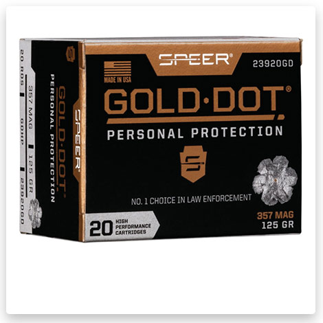 357 Magnum - 125 Grain Gold DHP - Speer Gold