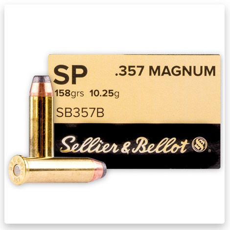 357 Mag - 158 Grain SP - Sellier & Bellot