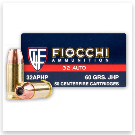 32 ACP - 60 Grain JHP - Fiocchi