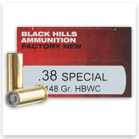 38 Special – 148 Grain Hollow Base Wadcutter - Black Hills