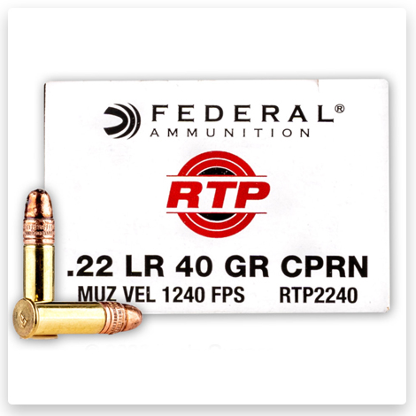 22 LR - 40 Grain CPRN - Federal Range. Target. Practice.