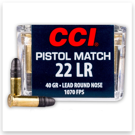 22 LR - 40 gr LRN - Pistol Match - CCI