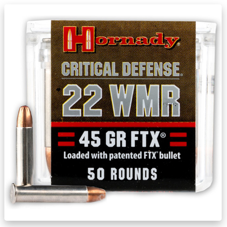 22 WMR - 45 gr FTX Critical Defense - Hornady