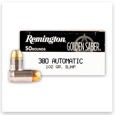 380 Auto - 102 Grain JHP - Remington Golden Saber(2)