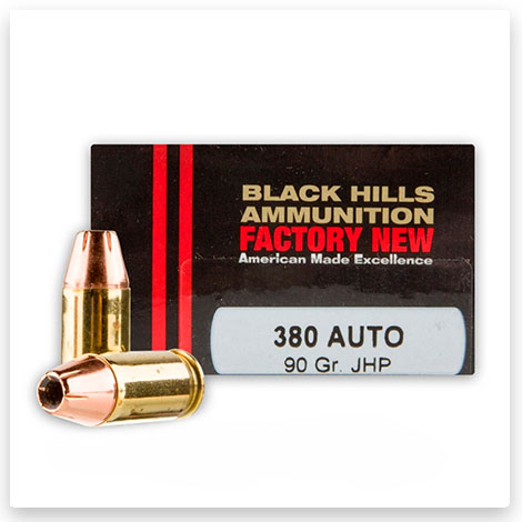 380 Auto - 90 Grain JHP - Black Hills Ammunition