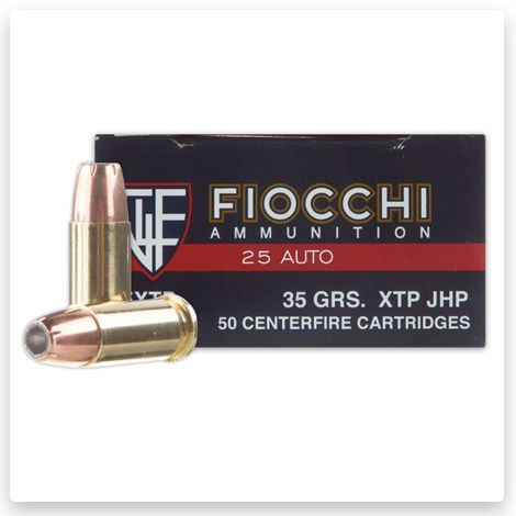 25 ACP - 35 Grain XTP JHP - Fiocchi