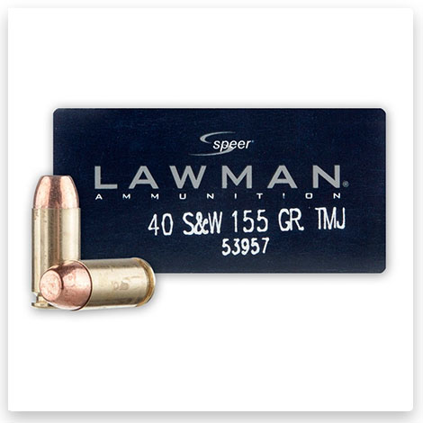 40 S&W - 155 Grain TMJ - Speer LAWMAN