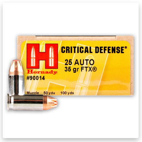 ACP - 35 Grain FTX - Hornady Critical Defense