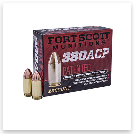 380 ACP - 95 Grain Centerfire Pistol Ammunition - Fort Scott Munitions
