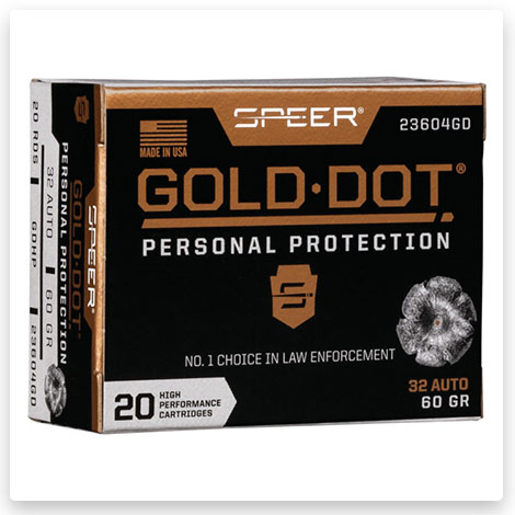 32 ACP - 60 Grain ACP - Speer Gold Dot