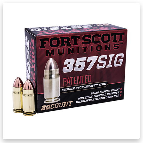 357 SIG - 95 Grain Centerfire Pistol Ammunition - Fort Scott Munitions