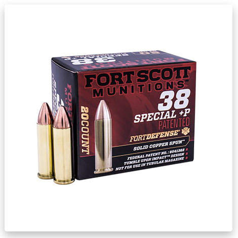38 Special - +P 81 Grain Centerfire Pistol Ammunition - Fort Scott Munitions