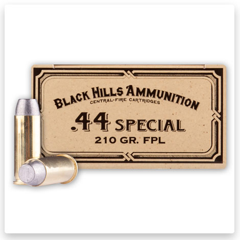 44 Special - 210 Grain Lead Flat Point - Black Hills Ammunition 