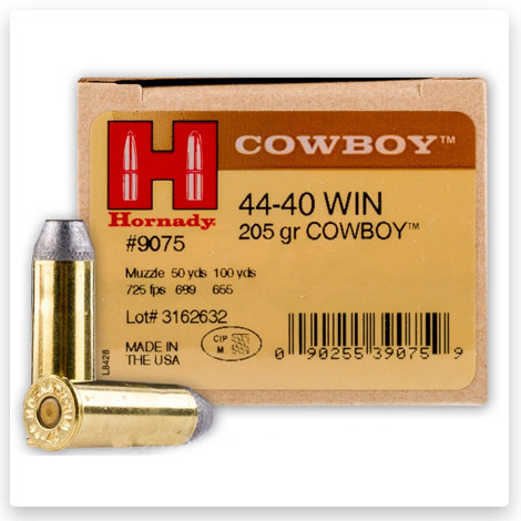 44-40 Win - 205 Grain Lead Flat Nose - Hornady Cowboy