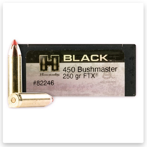 450 Bushmaster - 250 Grain FTX - Hornady Black