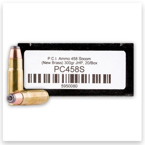 458 SOCOM - 300 Grain JHP - PCI Ammo