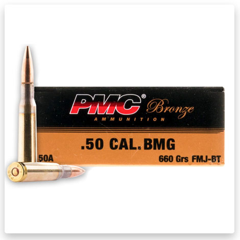 50 Cal BMG - 660 Grain FMJBT - PMC