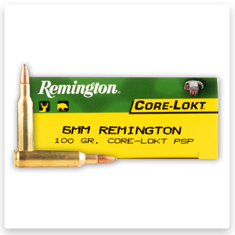 6mm Remington - 100 Grain PSP - Remington Core-Lokt