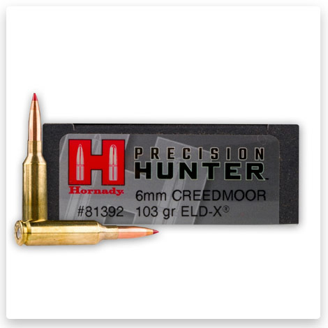 6mm Creedmoor - 103 Grain ELD-X - Hornady Precision Hunter