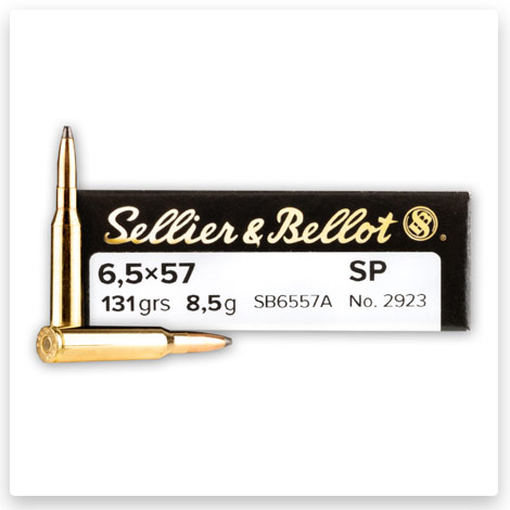 6.5x57mm Mauser - 131 gr SP - Sellier & Bellot