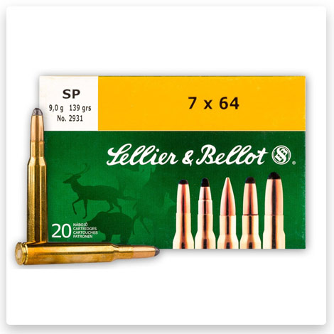 7x64mm Brenneke – 139 Gr SP – Sellier & Bellot