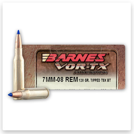 7mm-08 Rem - 120 Grain TSX - Barnes VOR-TX