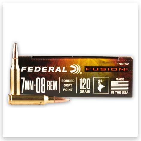 7mm-08 Remington - 120 Grain Fusion - Federal Fusion