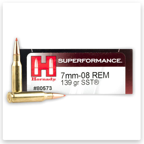7mm-08 Rem - 139 gr SST - Hornady
