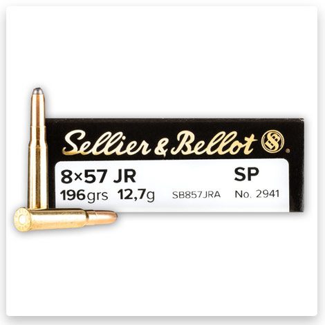 8x57mm JR Rimmed Mauser - 196 gr SP - Sellier & Bellot