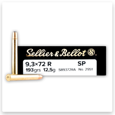 9.3x72mm Rimmed - 193 Grain SP - Sellier & Bellot