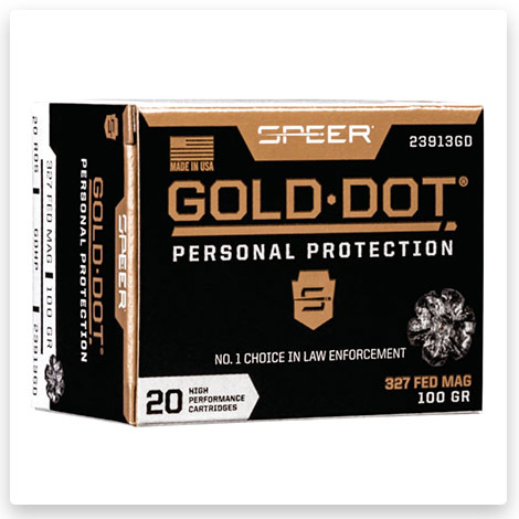 327 Federal Magnum - 100 Grain Gold Dot Hollow Point - Speer Gold Dot