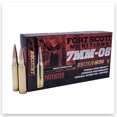7mm-08 Remington - 120 Grain Centerfire Rifle Ammunition - Fort Scott Munitions