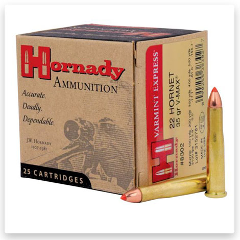 22 Hornet - 35 Grain V-MAX - Hornady