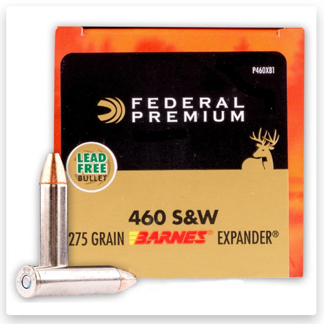460 S&W Mag - 275 Grain Barnes Expander SCHP - Federal Vital-Shok 