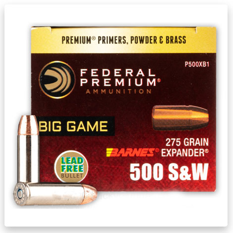 500 S&W - 275 Grain Barnes Expander - Federal Vital-Shok