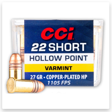 22 Short - 27 Grain CPHP - CCI Short - High Velocity 