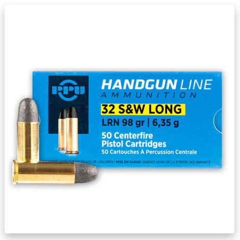 32 S&W Long - 98 Grain LRN - Prvi Partizan