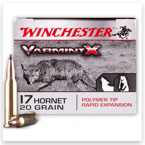 17 Hornet - 20 Grain Polymer Tip - Winchester Varmint-X 