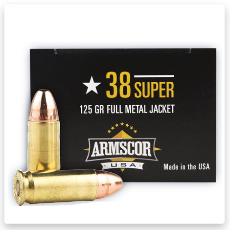 38 Super - 125 gr FMJ - Armscor