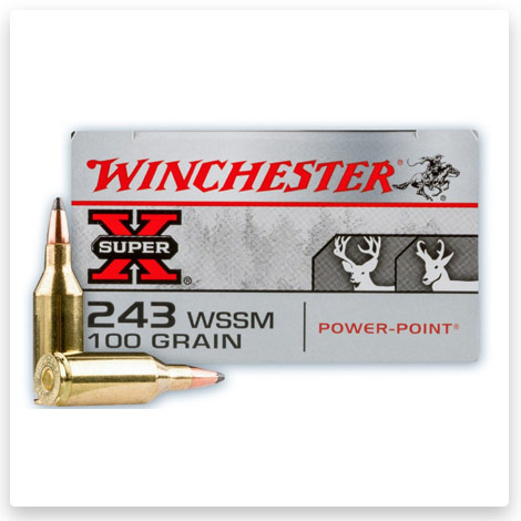 243 WSSM - 100 Grain Power-Point SP - Winchester Super-X 