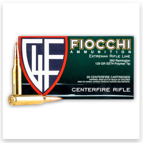 260 Rem - 129 Grain SST - Fiocchi 