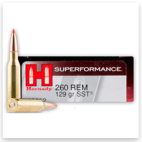 260 Rem - 129 Grain SST - Hornady Superformance 