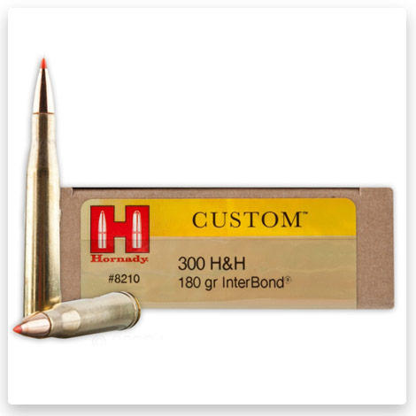 300 H&H Magnum - 180 gr Interbond - Hornady 