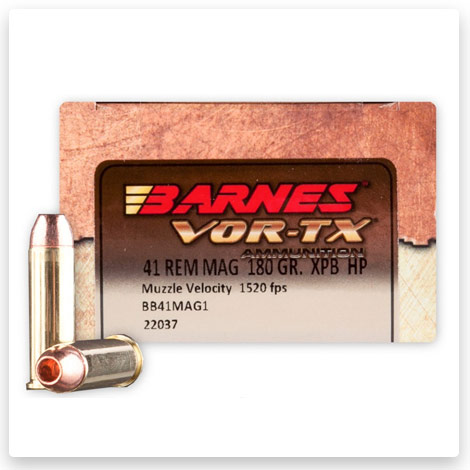 41 Remington Mag - 180 Grain XPB HP - Barnes VOR-TX