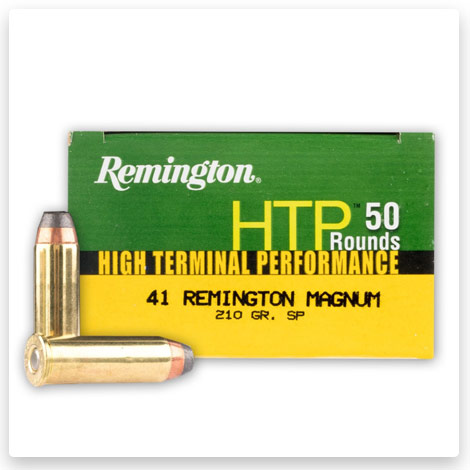 41 Mag - 210 Grain Semi-Jacketed Soft Point - Remington HTP