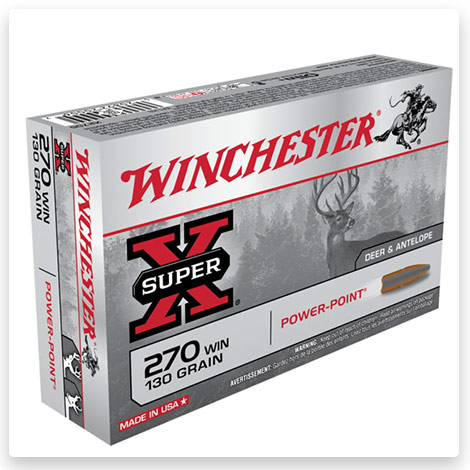 270 Winchester - 130 Grain Power-Point Brass Cased - Winchester