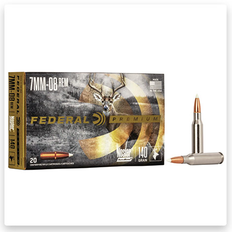 7mm-08 Remington - 140 Grain Nosler AccuBond - Federal Premium